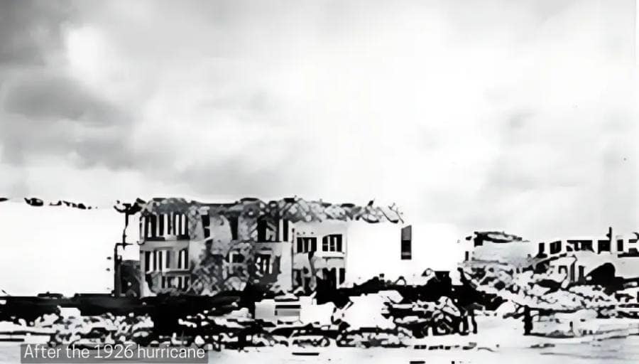 After the 1926 hurricane 