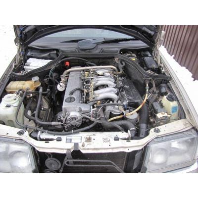 A Mercedes Benz engine, specifically the OM603.912 model