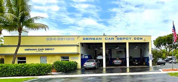 The German Car Depot garage