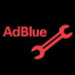 A warning light for the AdBlue fluid, which is a fluid used in the car's emissions control system.