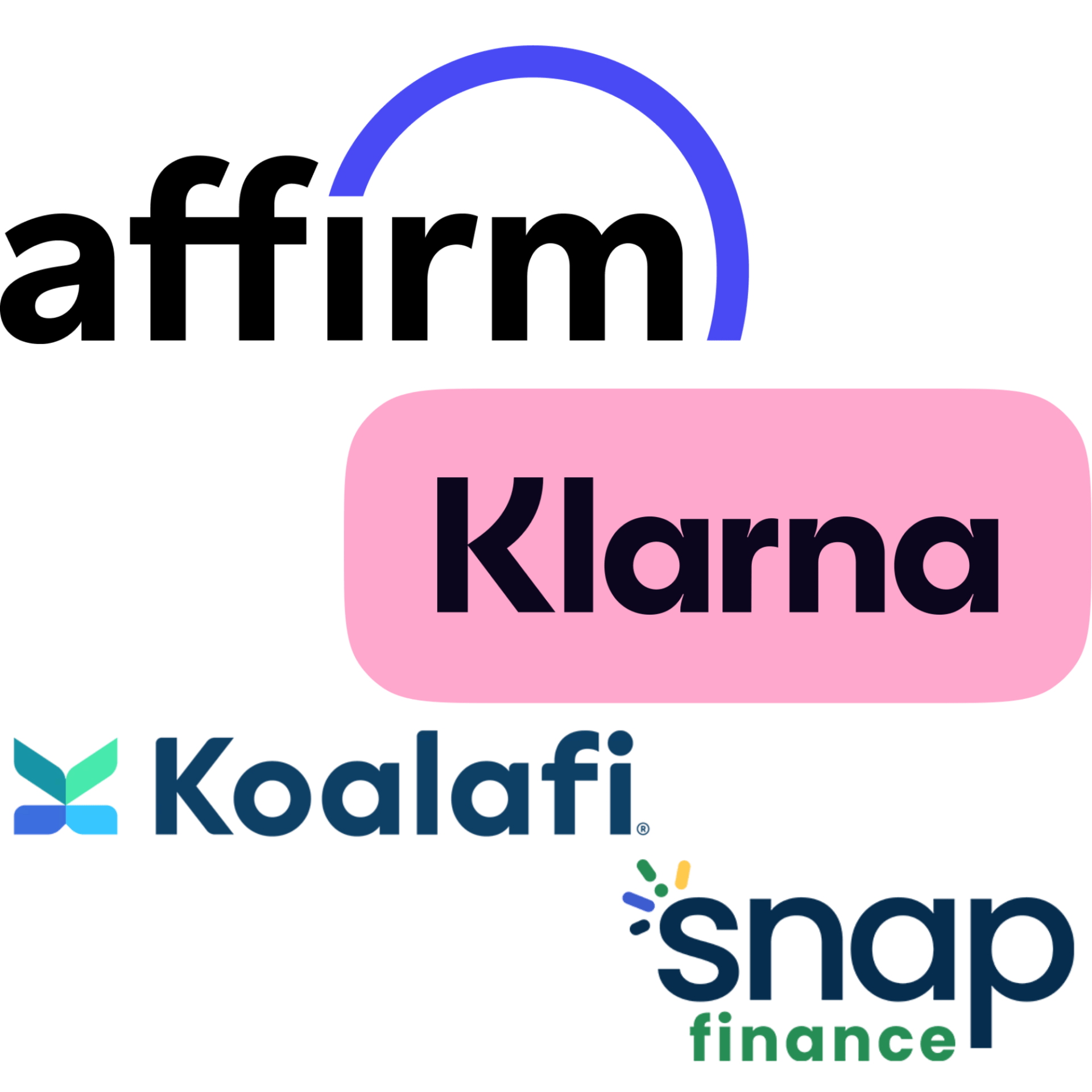 Affirm, Klarna, Koalafi, Snap Finance